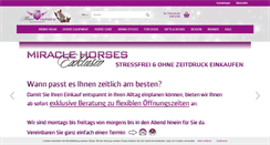 Desktop Screenshot of miraclehorses.de