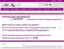 Tablet Screenshot of miraclehorses.de